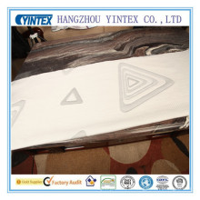 Jacquard Woven White Polyester Fabric for Home Textile